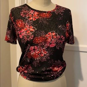 Karen Kane sheer t-shirt